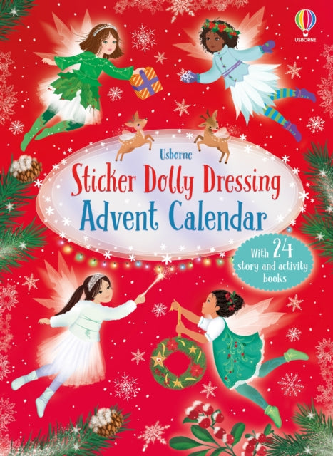Sticker Dolly Dressing Advent Calendar by Fiona Watt (Author), Zanna Davidson (Author)