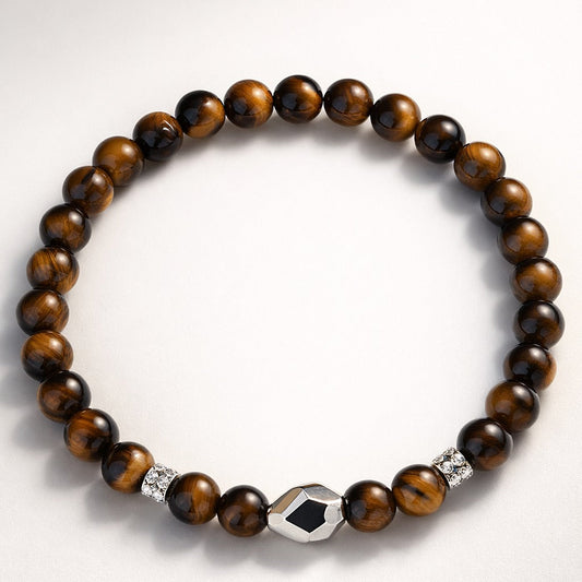 Tiger’s Eye Beaded Bracelet | Signature Men’s Jewellery