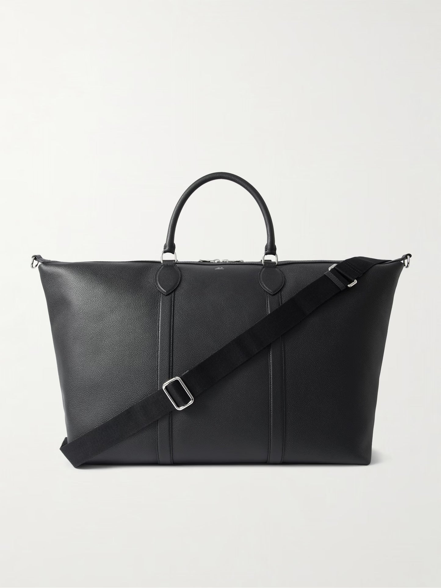 Mr P. Full‑Grain Leather Duffle Bag