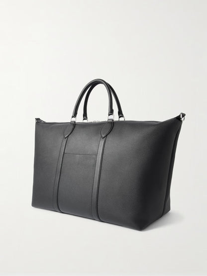 Mr P. Full‑Grain Leather Duffle Bag