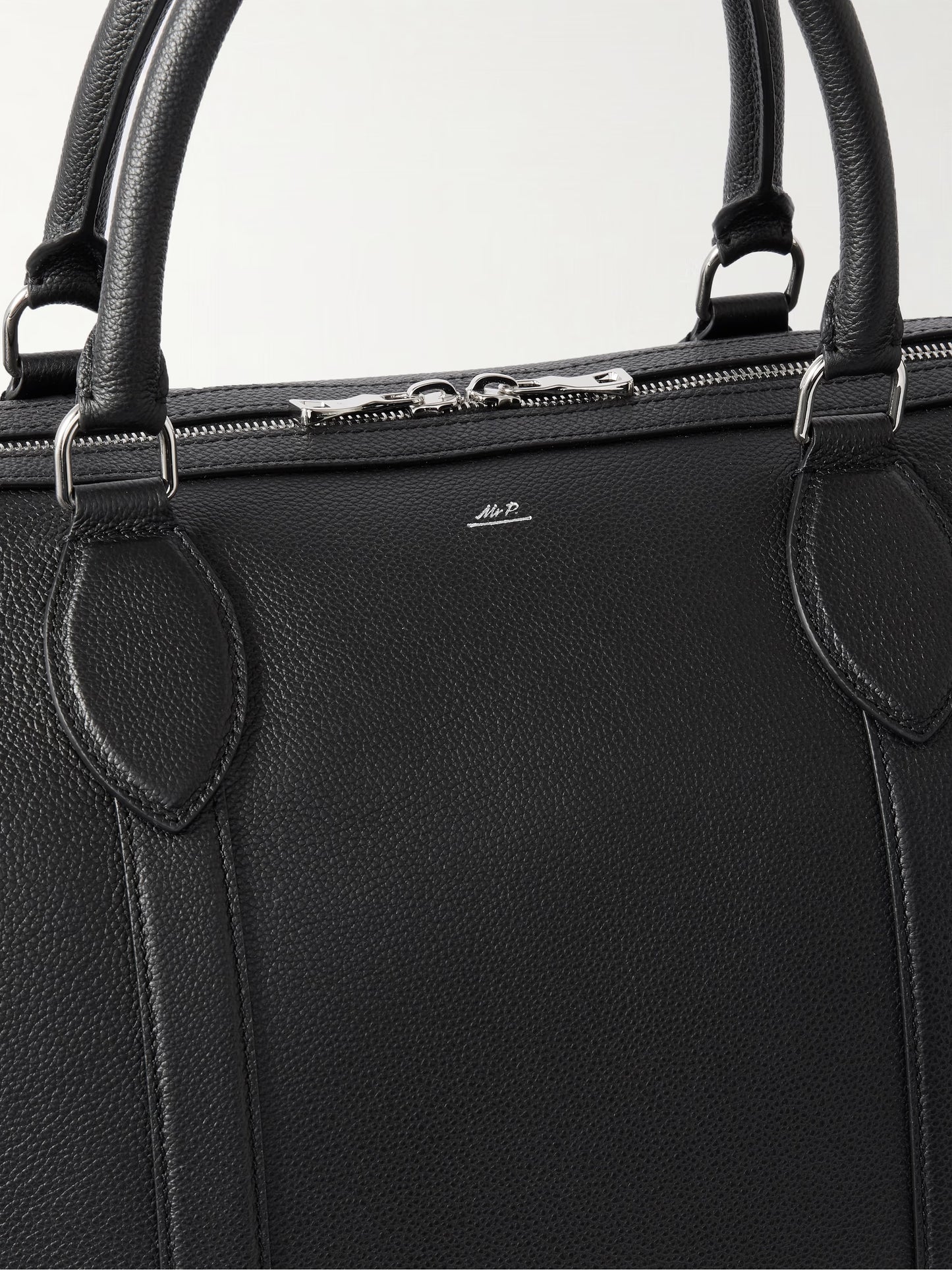 Mr P. Full‑Grain Leather Duffle Bag