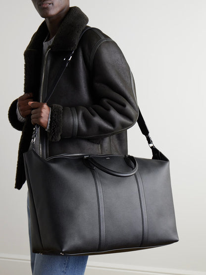 Mr P. Full‑Grain Leather Duffle Bag